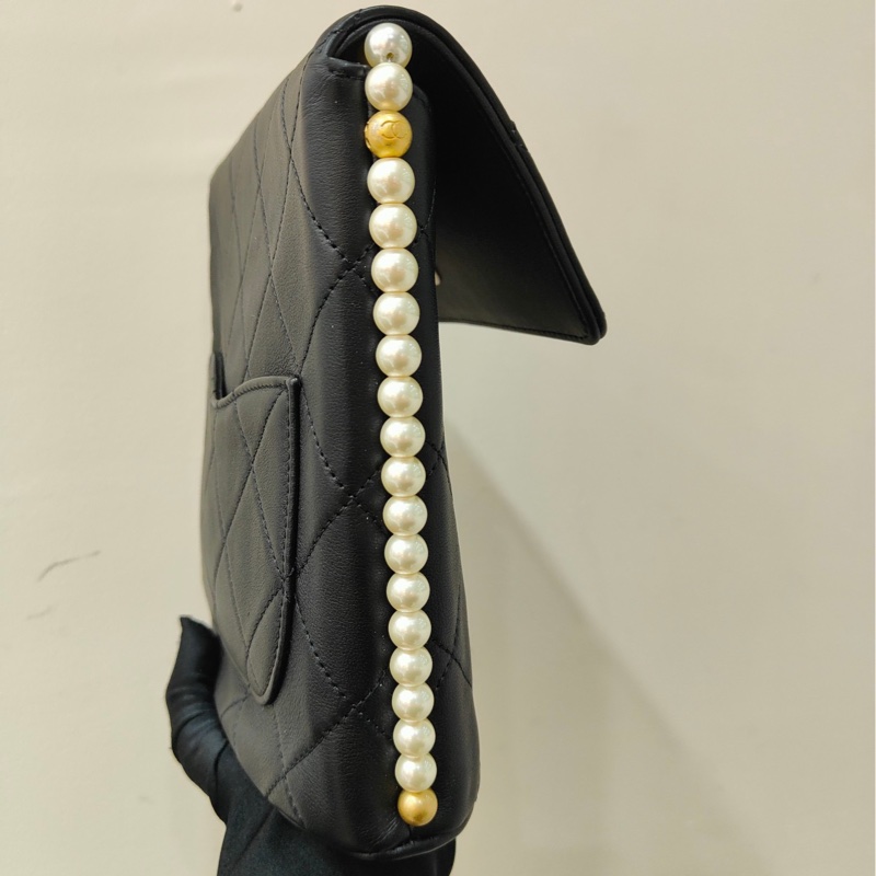 【全❤全套帶票】Chanel Gabrielle流浪金扣珍珠鏈條斜挎單肩包-4