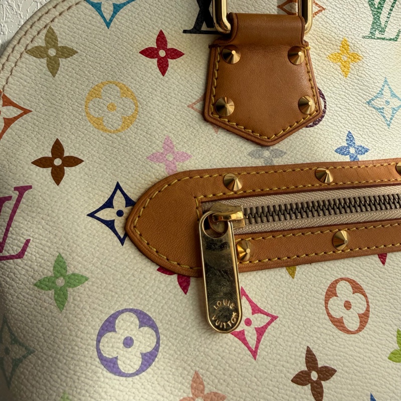 Lv三彩手提Alma村上隆-13