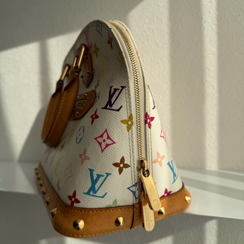 Lv三彩手提Alma村上隆-17