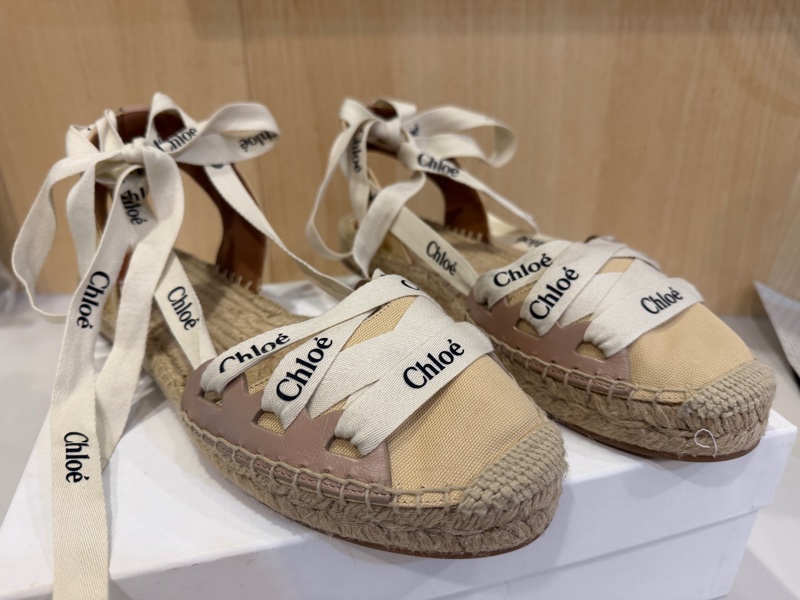 Chloe 草編鞋-0