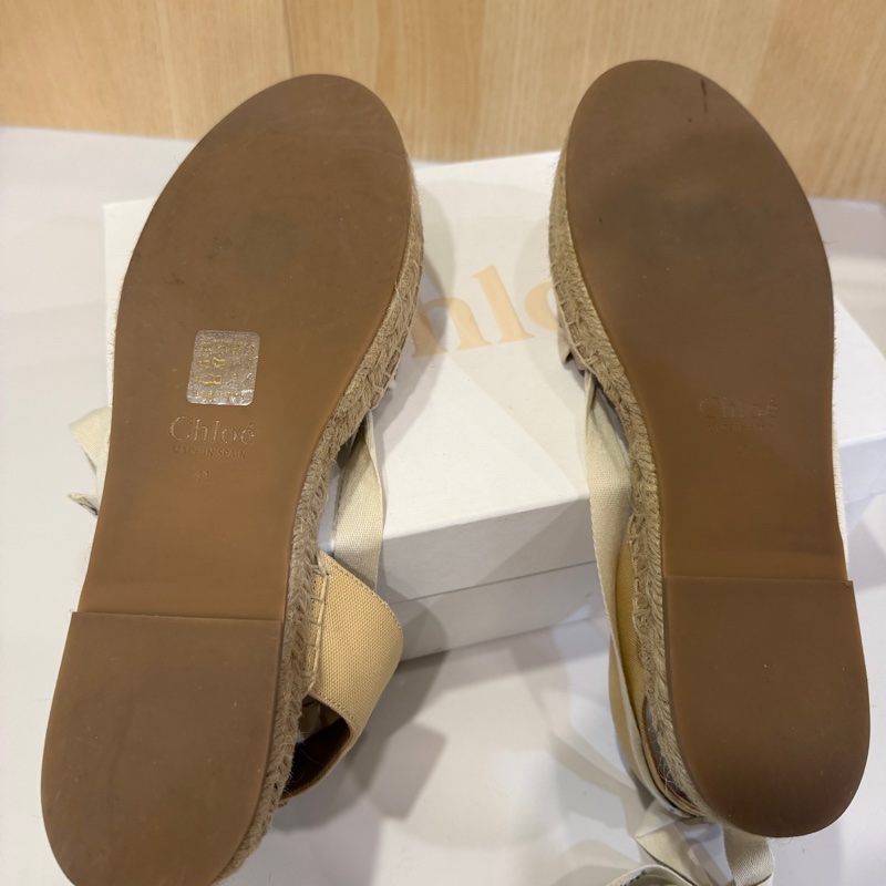 Chloe 草編鞋-2