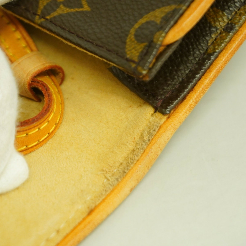 路易威登 Monogram Pochette Twin GM 女士單肩包 M51852 棕色-7