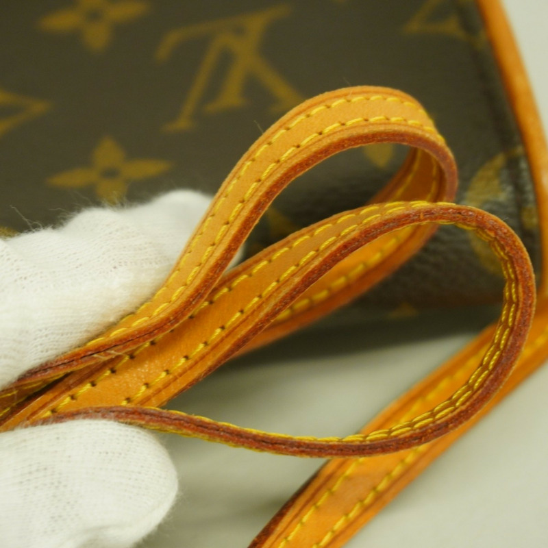 路易威登 Monogram Pochette Twin GM 女士單肩包 M51852 棕色-8