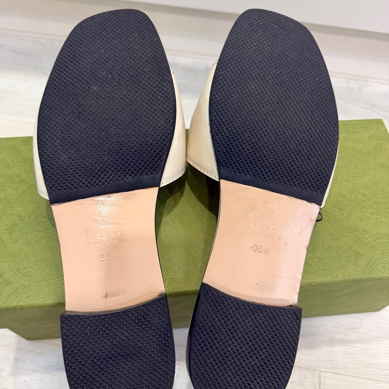 Gucci皮質拖鞋-11