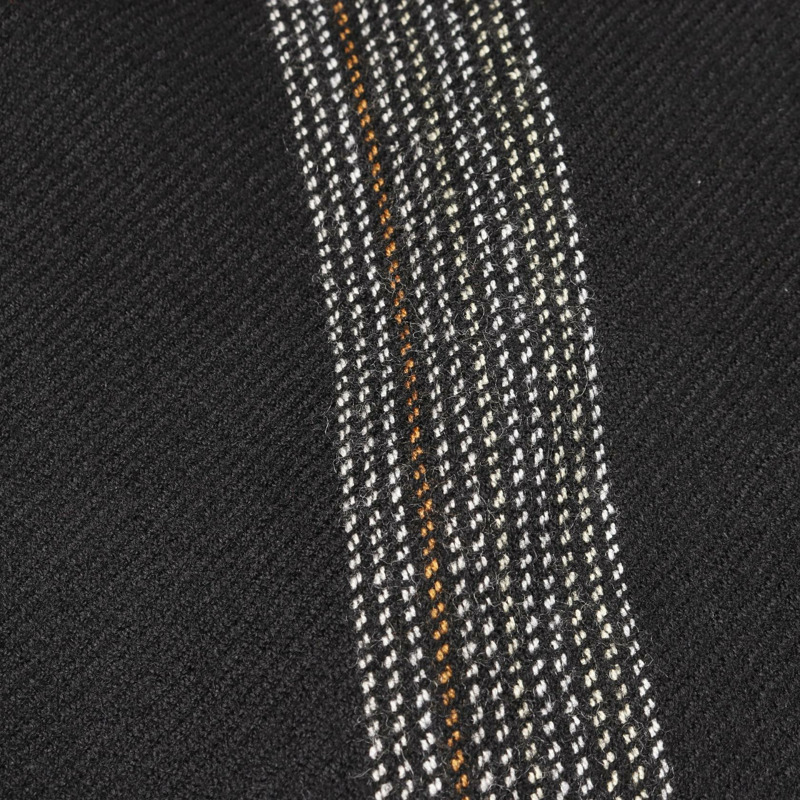 愛馬仕 (HERMES) 34號格紋羊毛半身裙，黑色多色，二手女款-7