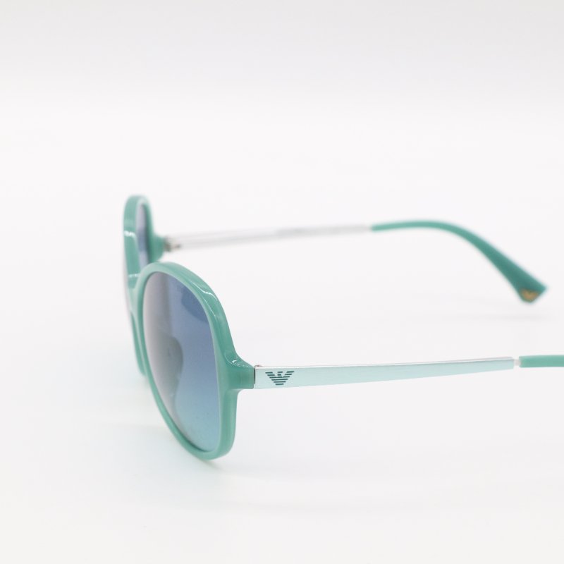 近新 💫💫 EMPORIO ARMANI 綠色圓形太陽眼鏡-2