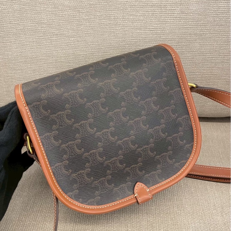 Celine凱旋門老花馬鞍包-1