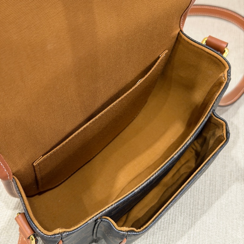 Celine凱旋門老花馬鞍包-3