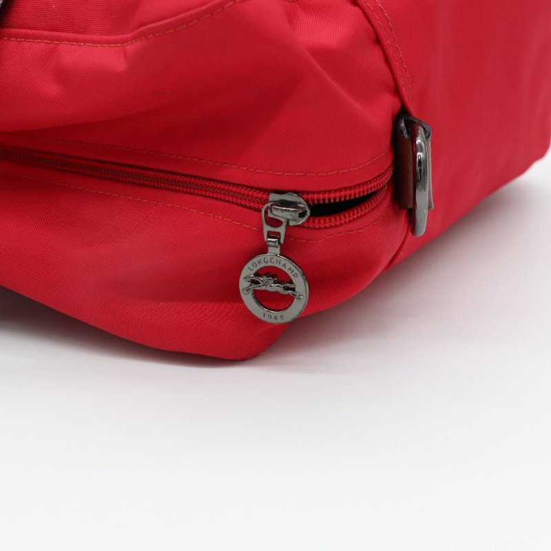 LONGCHAMP 紅色手提斜背包 肩背包 旅行包-6