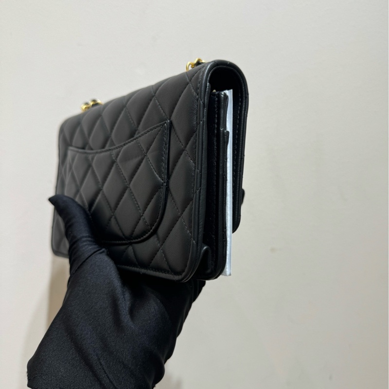 【全❤️全套】Chanel23A手工坊獅子️woc 黑金 斜挎包-4
