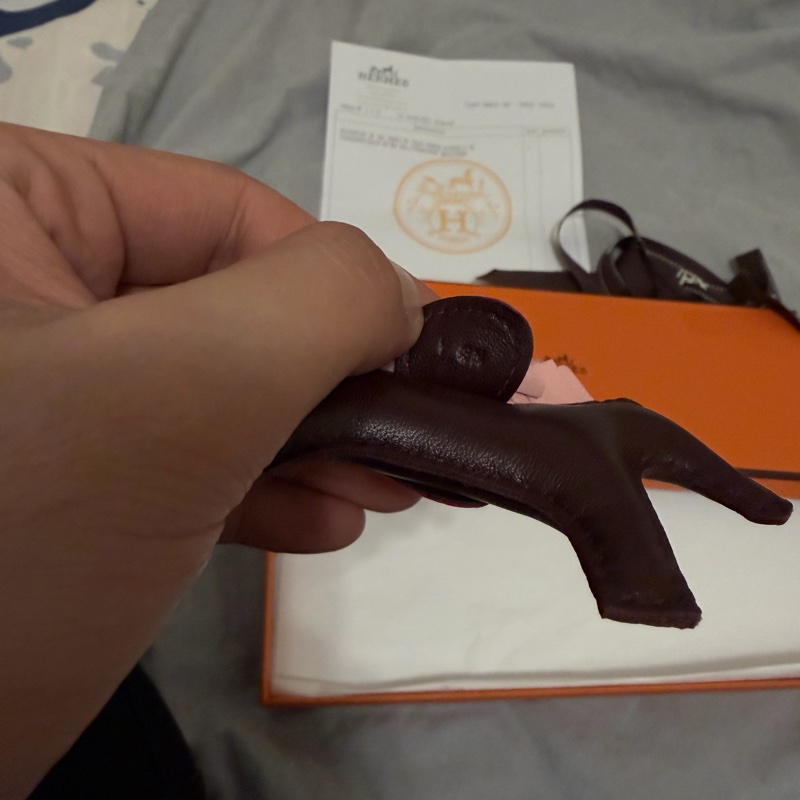 愛馬仕 Hermès Rodeo PM｜Y碼｜鱷魚皮座墊｜稀有深咖×桃紅×奶茶粉｜全套-2