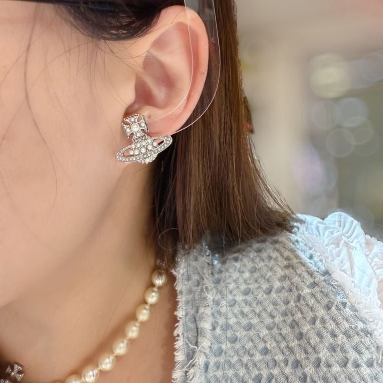 Vivienne Westwood Luzia earrings S/pearl-4