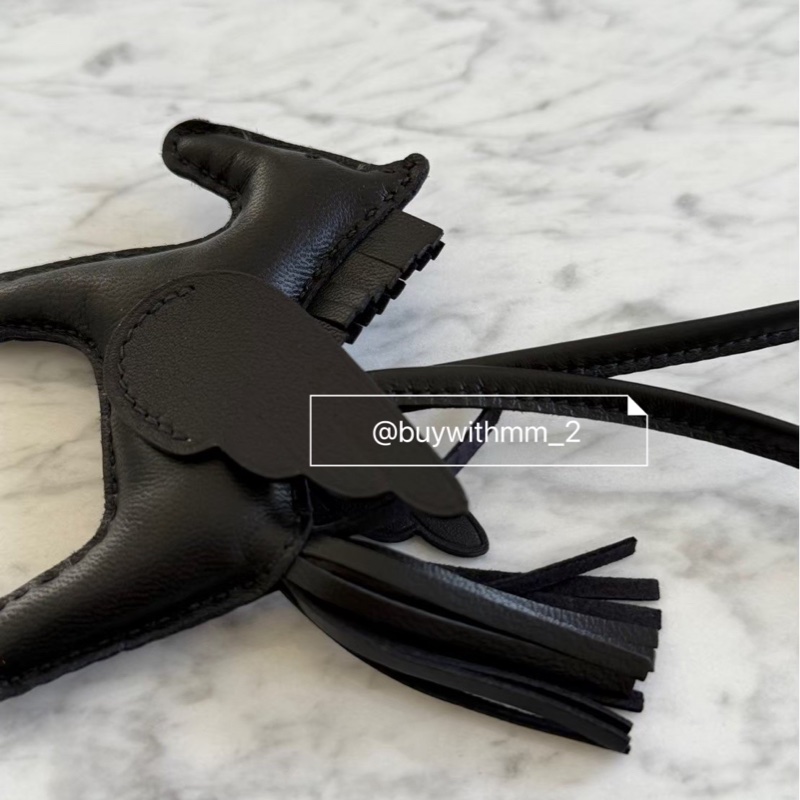 ⭐️賣場有滿額免運⭐️台灣購證Hermes黑色小飛馬-1