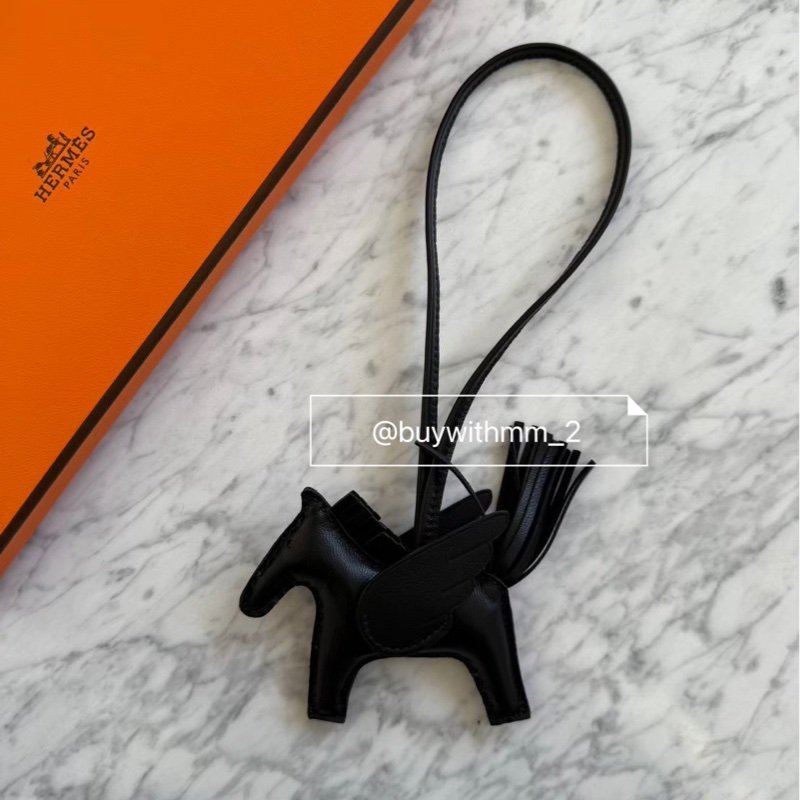 ⭐️賣場有滿額免運⭐️台灣購證Hermes黑色小飛馬-2