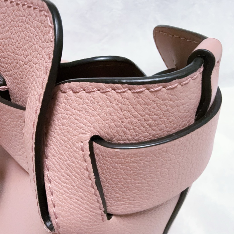 ⭐️女星同款專櫃貴款⭐️BURBERRY The Belt 小牛皮手提肩背托特包(煙燻玫瑰粉)-15