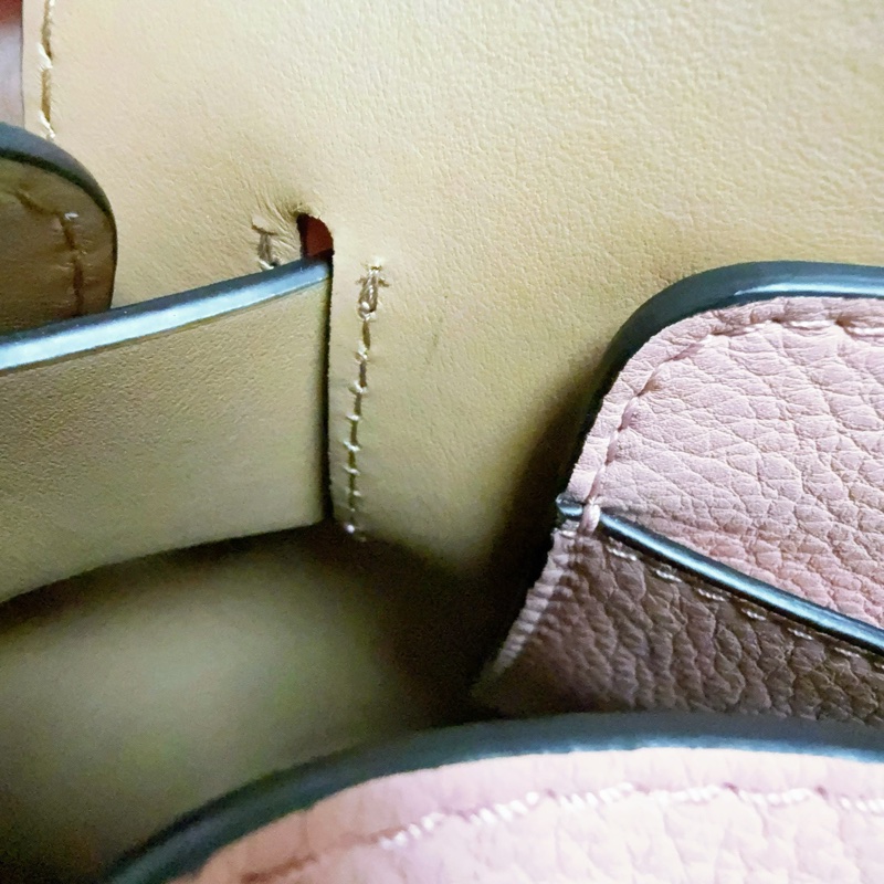 ⭐️女星同款專櫃貴款⭐️BURBERRY The Belt 小牛皮手提肩背托特包(煙燻玫瑰粉)-20