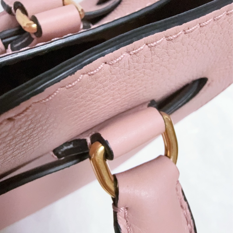 ⭐️女星同款專櫃貴款⭐️BURBERRY The Belt 小牛皮手提肩背托特包(煙燻玫瑰粉)-25