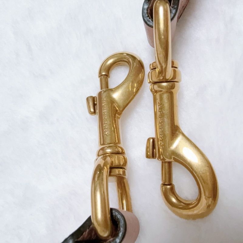 ⭐️女星同款專櫃貴款⭐️BURBERRY The Belt 小牛皮手提肩背托特包(煙燻玫瑰粉)-27