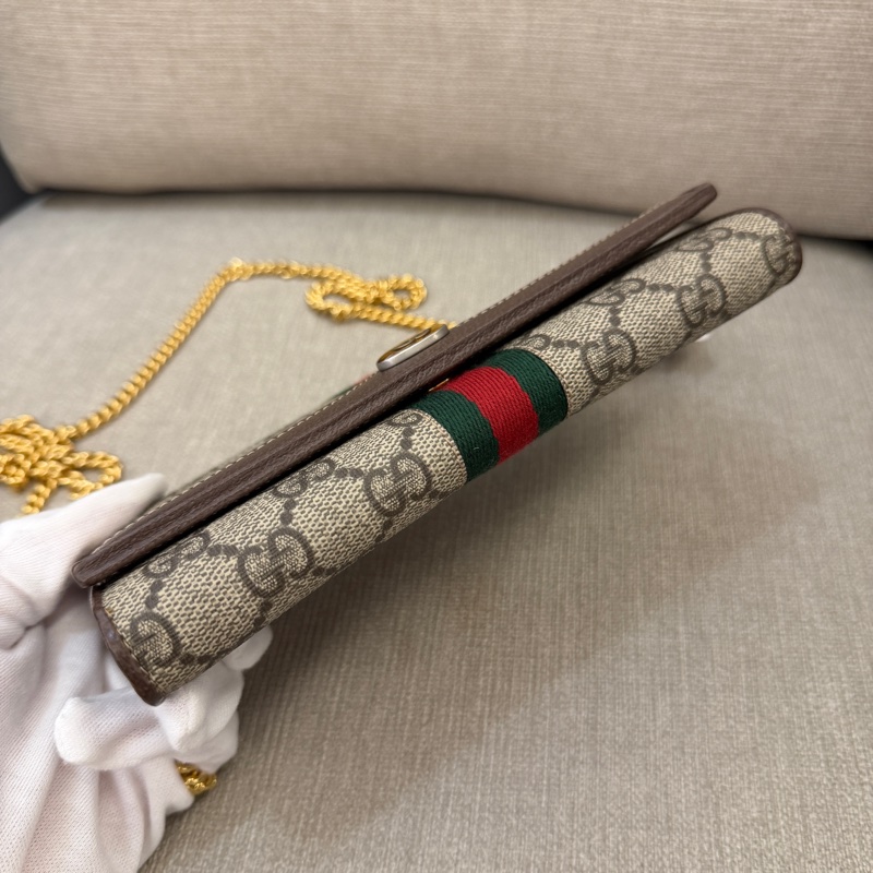 Gucci Ophidia帆布WOC鏈條包/長夾-2