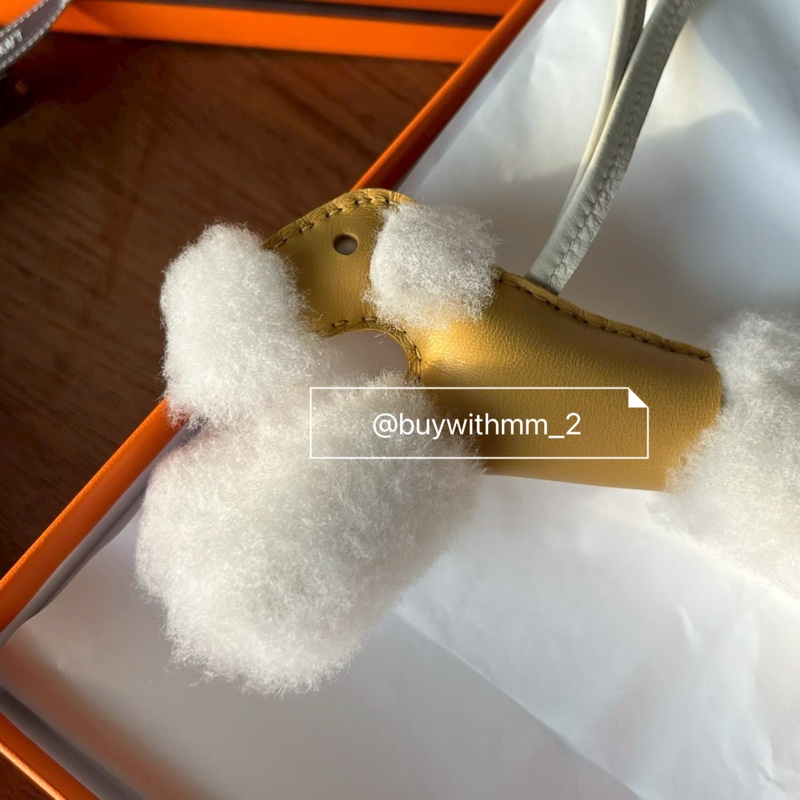 ⭐️賣場有滿額折扣⭐️Hermes 全新麥穗黃Budy小狗-2