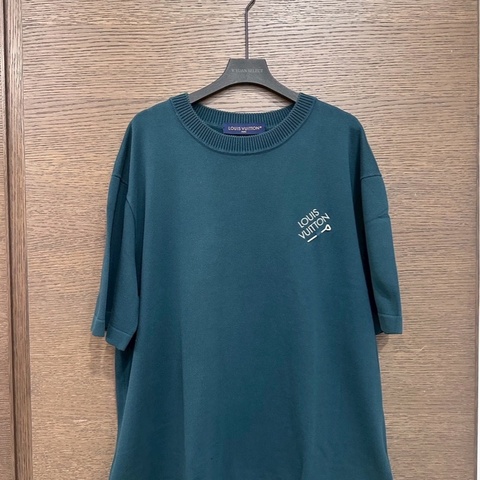 LV墨綠針織短袖