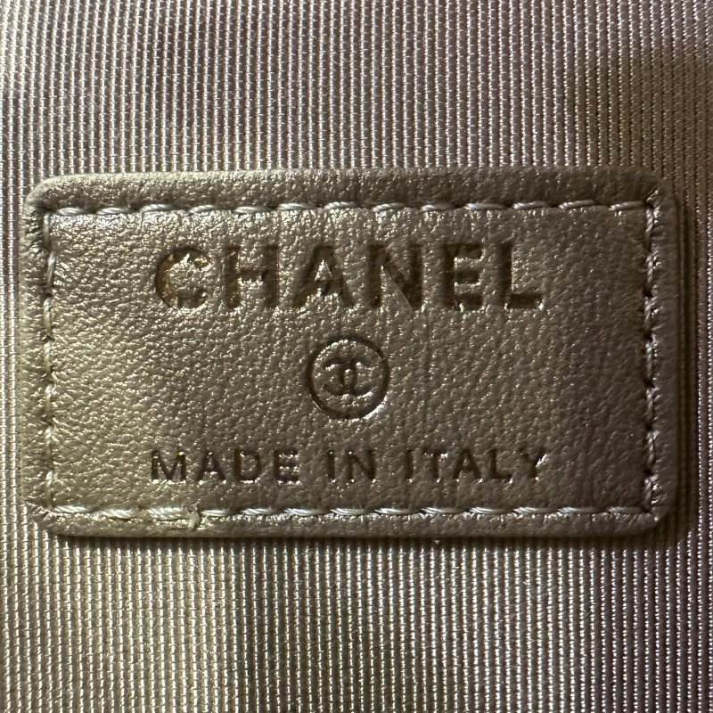 【美收精品】CHANEL黑色羊皮金球小肩背包 4-491-16