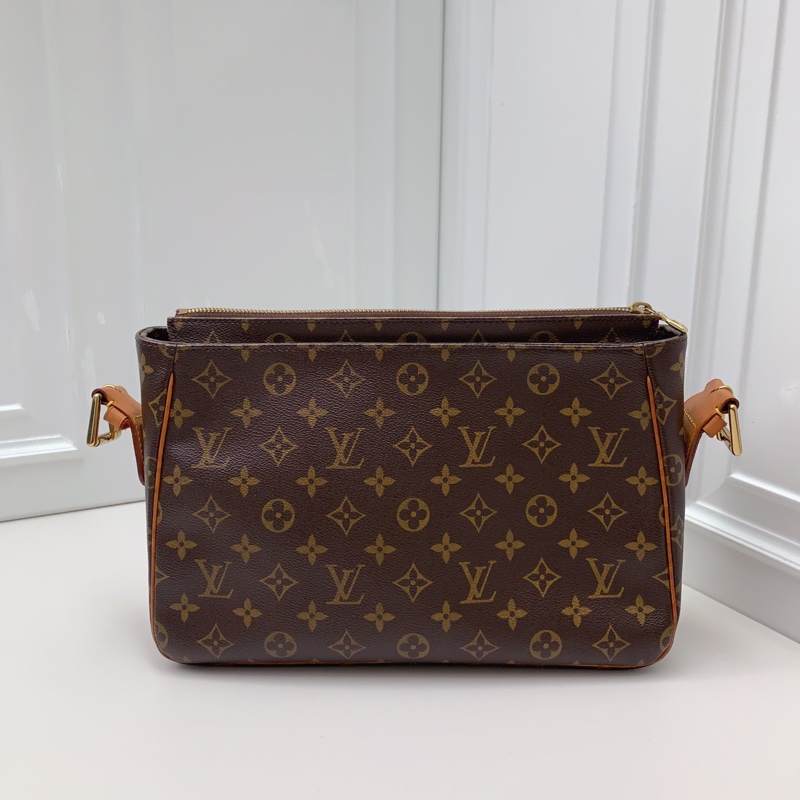 98新Louis Vuitton路易威登 經典老花中古駱駝  大號 -2