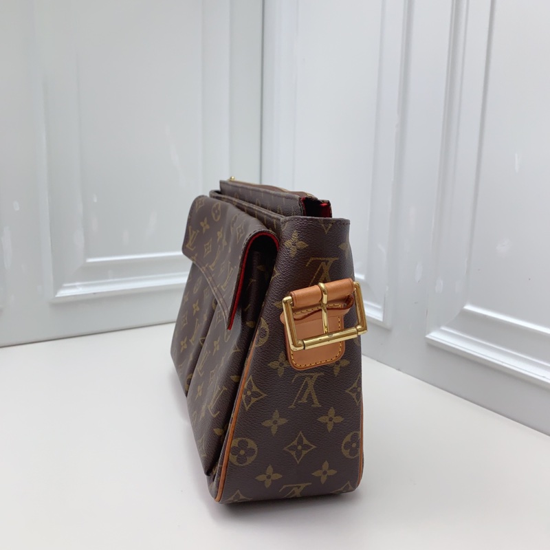 98新Louis Vuitton路易威登 經典老花中古駱駝  大號 -3