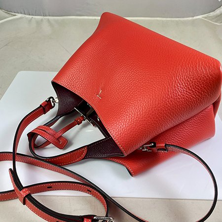 ＊奢華大道國際精品＊【T0151】TOD'S 橘色牛皮 APA 手提/斜背包 XBWAPAEL000 0 直購-2