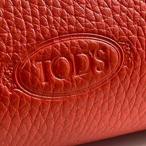 ＊奢華大道國際精品＊【T0151】TOD'S 橘色牛皮 APA 手提/斜背包 XBWAPAEL000 0 直購-11
