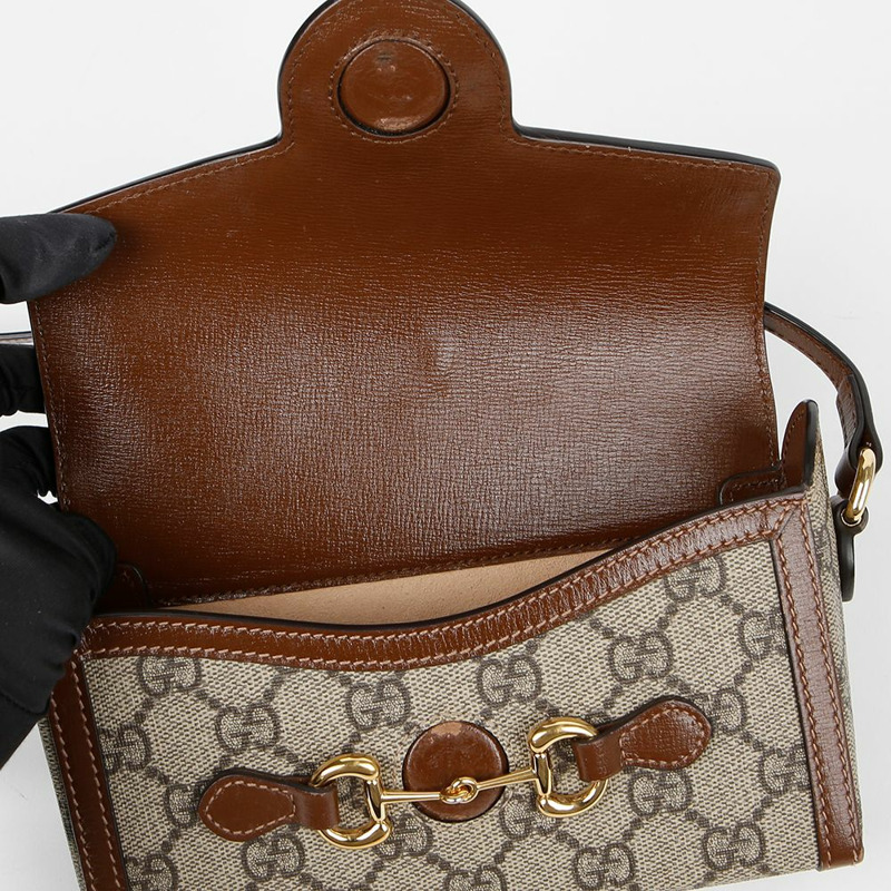 GUCCI Horsebit 1955 迷你肩斜背包 699296-10