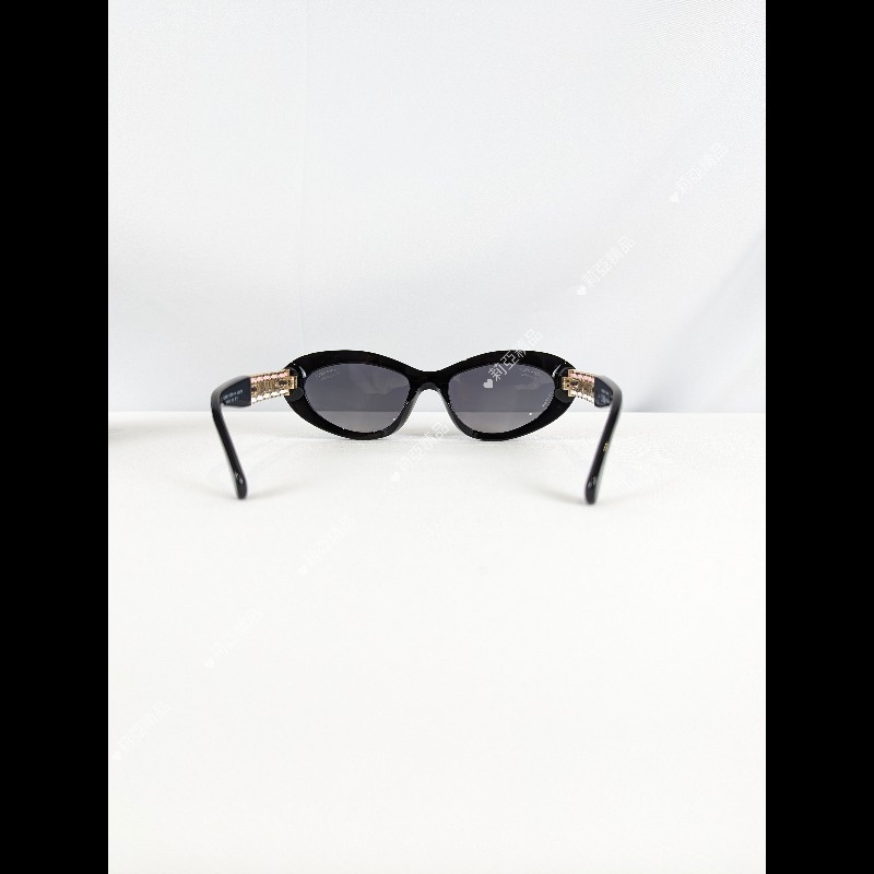莉亞精品♡CHANEL 5538-Q-A貓眼墨鏡 近新閒置-5
