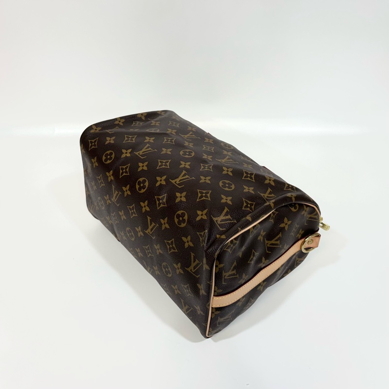 LV原花背帶款Speedy30手提側背波士頓M41112-6