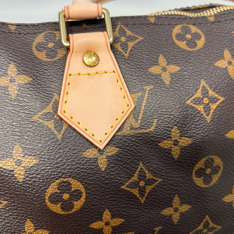 LV原花背帶款Speedy30手提側背波士頓M41112-11