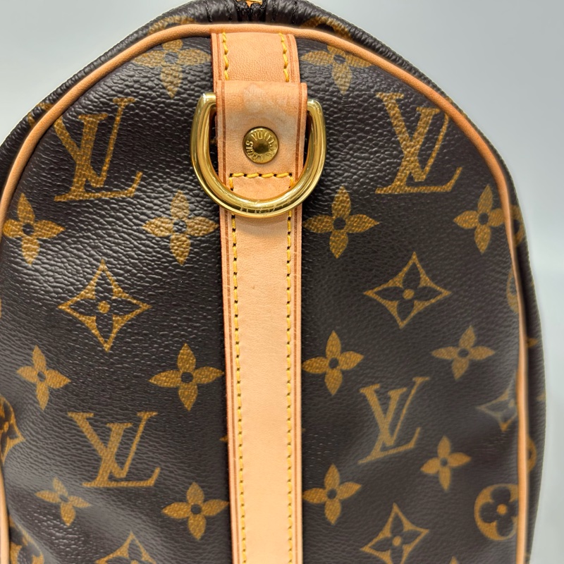 LV原花背帶款Speedy30手提側背波士頓M41112-15