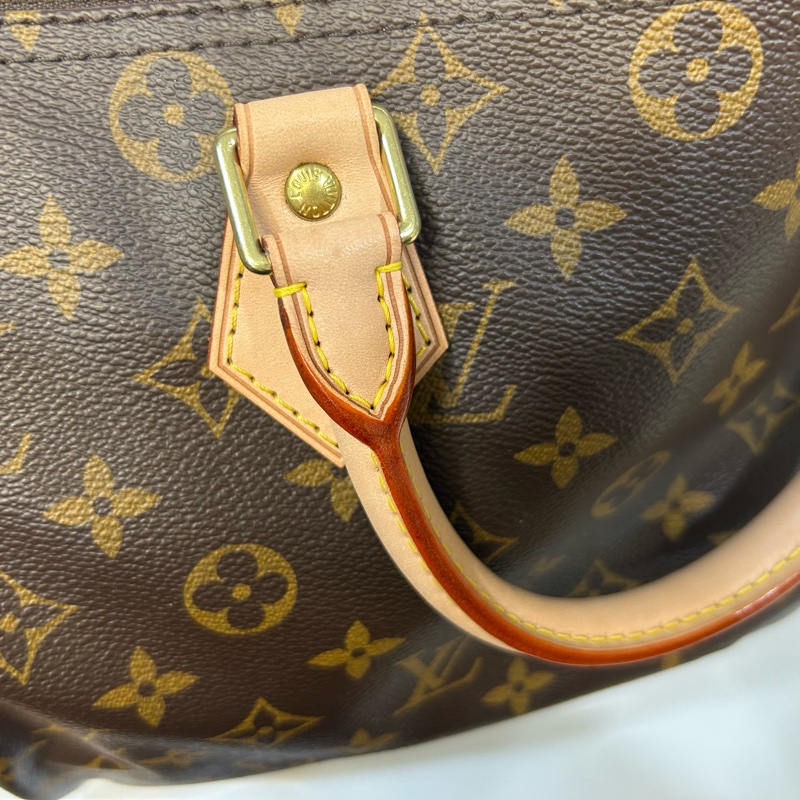 LV原花背帶款Speedy30手提側背波士頓M41112-16
