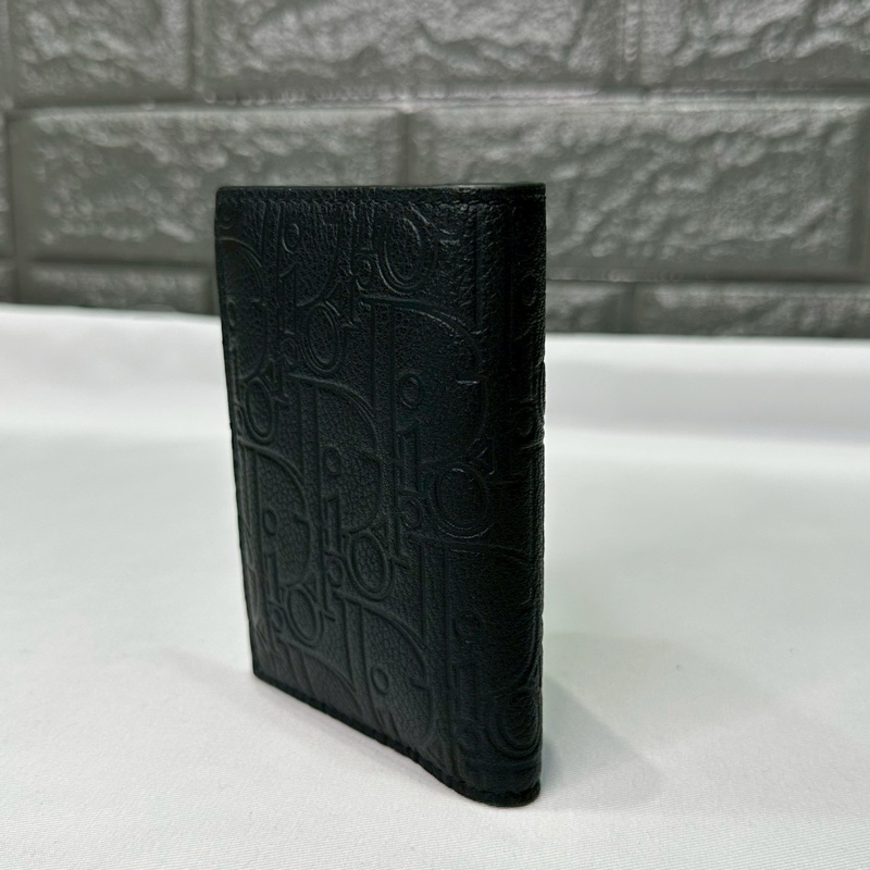 DIOR Gravity皮革直式對折卡夾-2