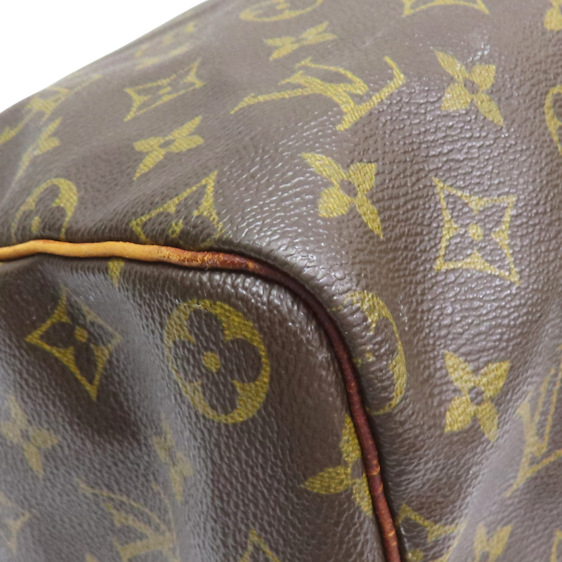 棕色 原花帆布 Speedy 40 波士頓包 手提包【LOUIS VUITTON LV 路易威登】 M41522-8