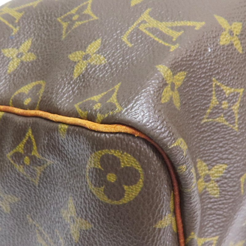 棕色 原花帆布 Speedy 40 波士頓包 手提包【LOUIS VUITTON LV 路易威登】 M41522-10