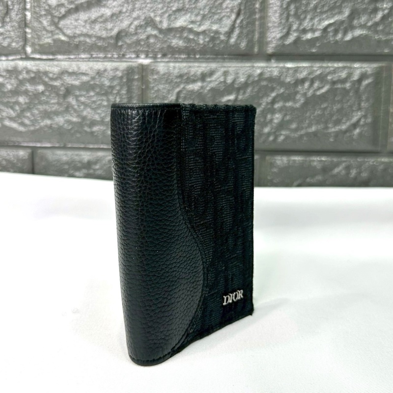 DIOR Saddle直式對折卡夾-4