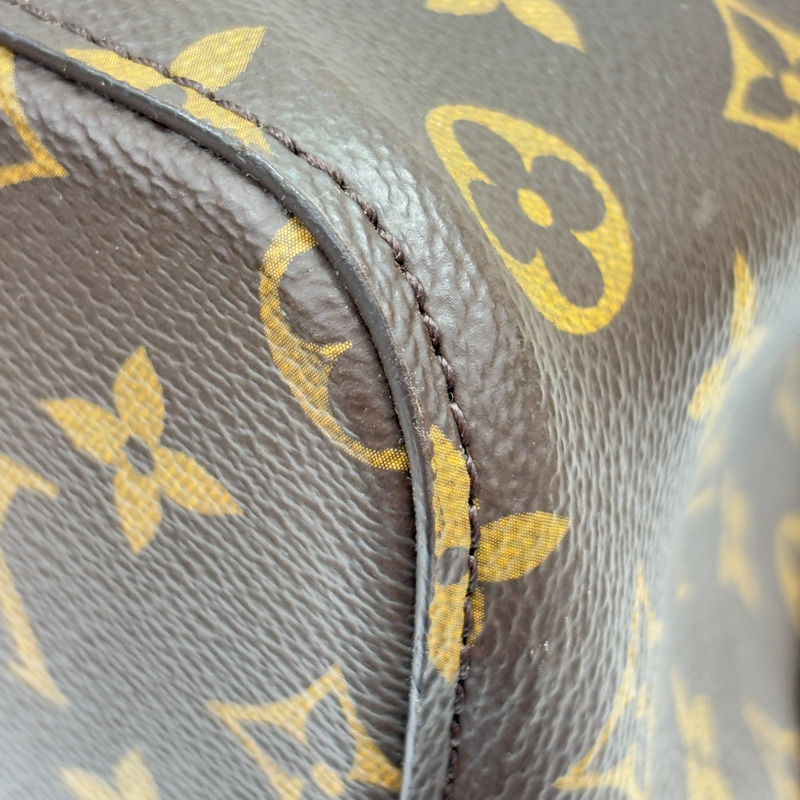 棕色 原花帆布 NeoNoe MM 水桶包 肩背包【LOUIS VUITTON LV 路易威登】 M44022-11
