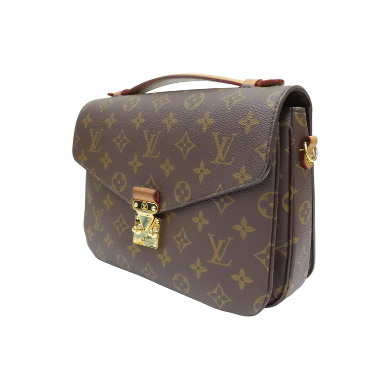 棕色 原花帆布 POCHETTE METIS 肩背包【LOUIS VUITTON LV 路易威登】 M44875-2