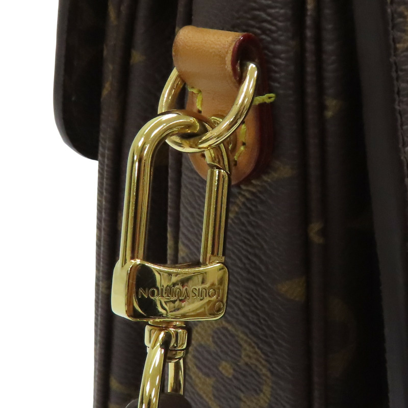 棕色 原花帆布 POCHETTE METIS 肩背包【LOUIS VUITTON LV 路易威登】 M44875-15
