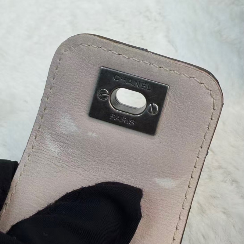 Chanel 寬款漆皮手扼-7