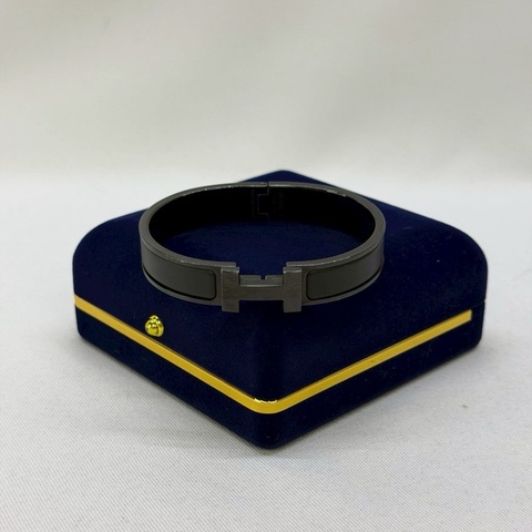 HERMES Clic HH So Black手環