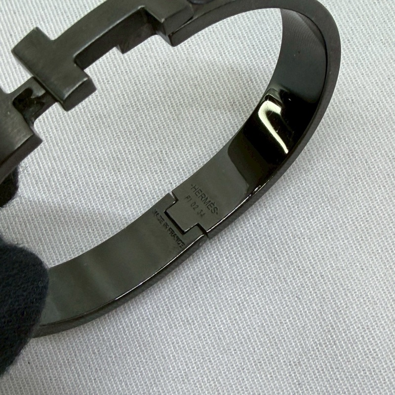 HERMES Clic HH So Black手環-4