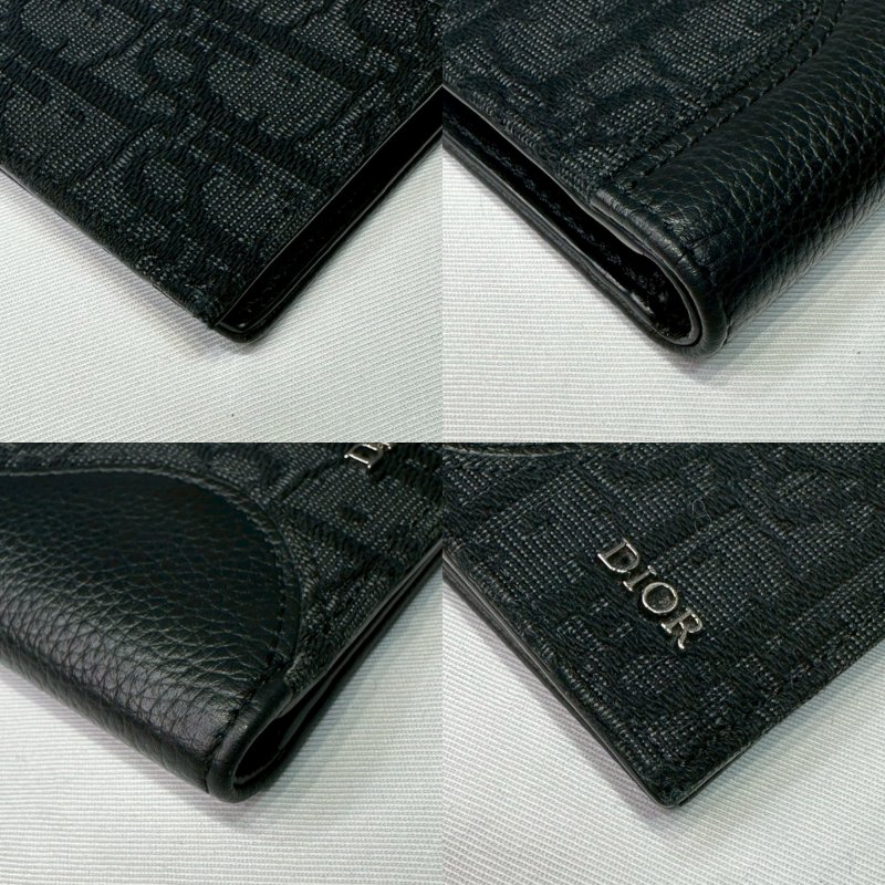DIOR Saddle直式對折卡夾-7