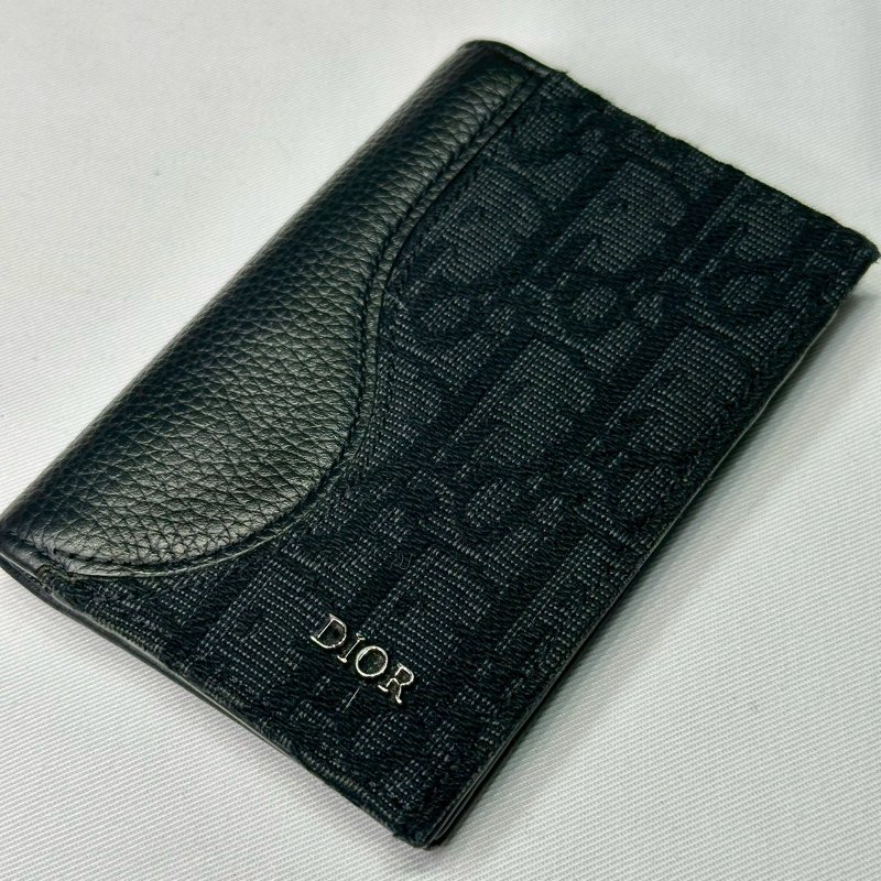 DIOR Saddle直式對折卡夾-5