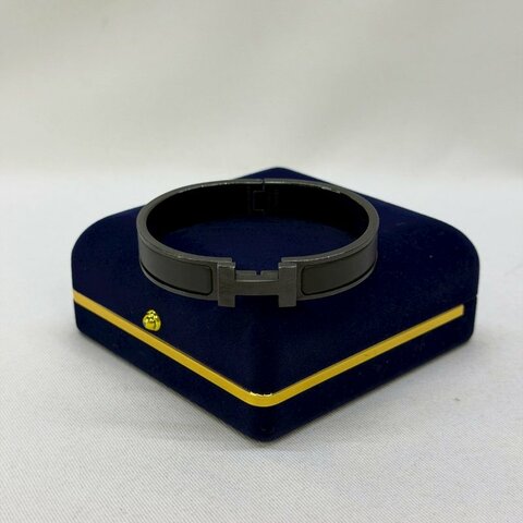 HERMES Clic HH So Black手環