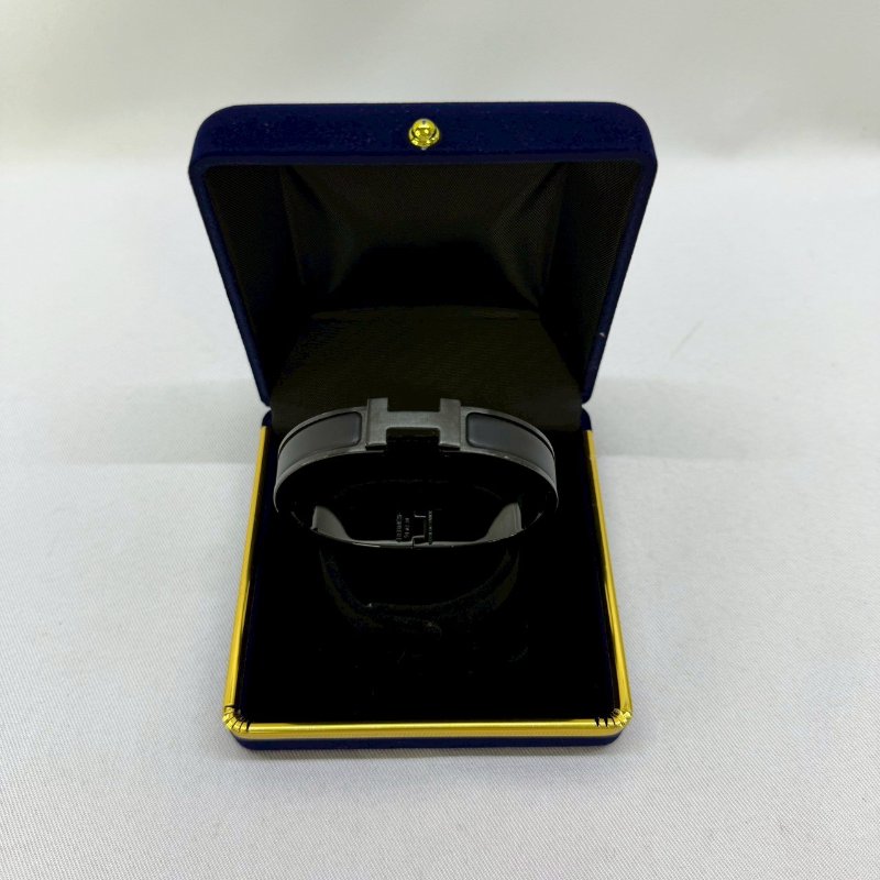 HERMES Clic HH So Black手環-1